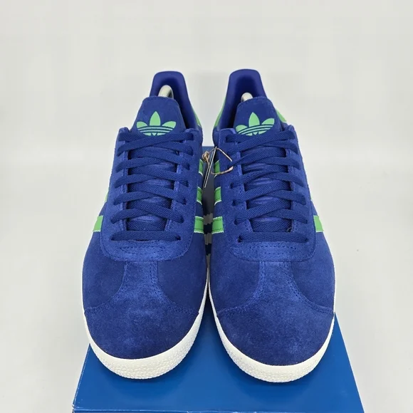 New Adidas Gazelle 'Royal Blue Energy Green' JH5389 Men's Shoes Size 11